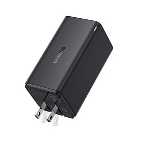 Mua Cốc Sạc Nhanh OS-Baseus GaN6 Pro Fast Charger 2C+2U 100W (Chân dẹp US  Kèm cáp C to C 100W  1m) (Hàng chính hãng)