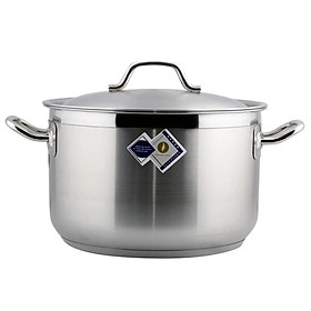 Mua Nồi luộc gà 3 đáy 32 Cm nắp inox 320 (18 lít)
