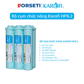 Bộ lõi máy lọc nước KAROFI Smax hiệu suất cao HP 6.2 - Hàng chính hãng