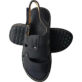 Sandal nam biggben da bò thật cao cấp sd87
