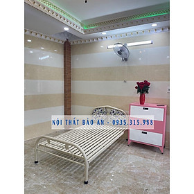 Mua Giường sắt giá rẻ nhiều kích thước (0 8cm x 2m   1mx2m   1m2x2m   1m4x2m   1m6x2m   1m8x2m ) BẢO AN