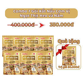 Combo 7 Gói Xốt Nấu Cơm Hương Vị Ngọt Thịt Heo Và Nấm - Nisshin Seifun Welna Shop