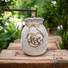 Mua Bình Gốm Hình Túi Lộc Sơn Sơn Màu 18x13x27cm
