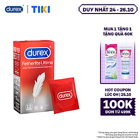 Bao cao su Durex Fetherlite Ultima Hộp 12 Bao