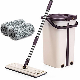 Mua bộ Chổi Lau Nhà Xoay Tự Vắt Kèm Thùng Cao Cấp ( có bán riêng chổi )