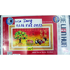 Mua Tranh thêu THẦN TÀI 88828(83x45cm)chưa thêu 5d