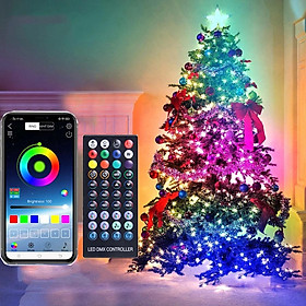 Mua Dây Đèn Led RGB 10M Kết Nối Bluetooth Điều Khiển Bằng Ứng Dụng Thông Minh Trang Trí Giáng Sinh