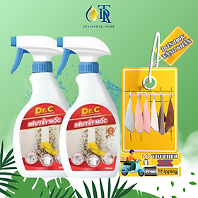 Combo Tẩy Mốc Quần Áo,Tẩy Mốc Tường,Tẩy Mốc Gioăng Cao Su Máy Giặt,Tẩy Mốc Nệm Gối Siêu Sạch,Tẩy Khe Cửa Ố Đen Dr.C 300ml