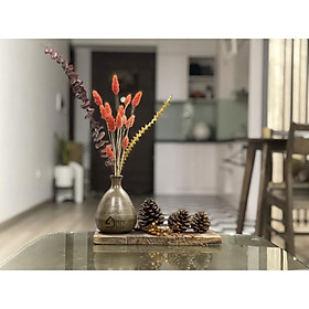 Mua Lọ hoa gỗ  bình hoa gỗ nghệ thuật decor cắm hoa giả  hoa lụa  hoa khô Góc Decor