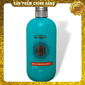 Dầu gội suôn mượt cho tóc khô L'oreal Hair Spa Deep Nourishing shampoo 600ml