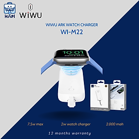 Mua Sạc dự phòng không dây hàng chính hãng WiWU ARK 2-in-1 2000mAh Wi-M22: Sạc đồng hồ nhà  Táo   tai nghe  bàn phím  chuột