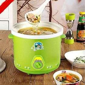 Nồi Điện Nấu Cháo Hầm Thịt Kho Cá Đa Năng 2.5L - Hàng Chất Lượng