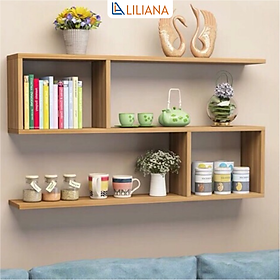Mua Kệ sách treo tường ziczac 2 tầng - T71/HOMEDECOR