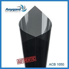 Phim cách nhiệt, chống nóng,cản tia cực tím, hồng ngoại ( UV, IR ): Anygard ACB 1050 - có màu đen tương đối đậm. Là dòng phim cách nhiệt phủ Carbon. Độ trong tốt và độ bền cao