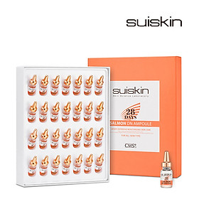 Set 28 chai Tinh chất Tế bào gốc từ DNA trứng cá hồi dưỡng da Suiskin Salmon DN Ampoule 28 days (2ml x 28)