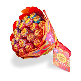 Kẹo Mút Chupa Chups Hương Trái Cây Bó Hoa (19 Que x 10g)