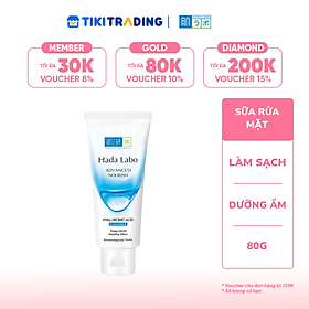 Sữa rửa mặt dưỡng ẩm tối ưu Hada Labo Advanced Nourish Cleanser 80g