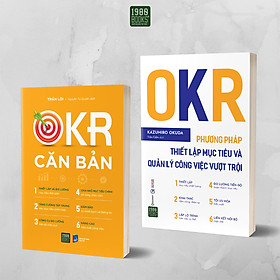 Combo 2 Cuốn: OKR Phương Pháp Thiết Lập Mục Tiêu Và Quản Lý Công Việc Vượt Trội + OKR Căn Bản - Lý Vĩ