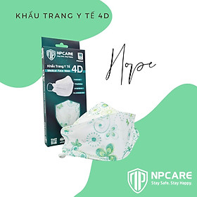 Khẩu trang y tế 4D (KF94) NPCARE Hope Xanh  hy vọng (H/10c)