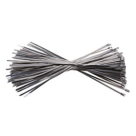11.8 Inches Exhaust Wrap Coated Self Locking Ball Lock   Ties