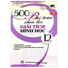 500 Bài Toán Chọn Lọc Giải Tích Hình Học 12 T2