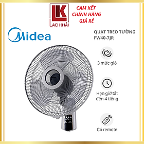 Mua Quạt Treo Tường 3 Cánh Midea FW40-7JR  Công Suất 55W  Có remote - 3 Chế Độ Gió  Chức năng hẹn giờ - Hàng chính hãng - Bảo hành 12 tháng