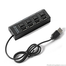  Thiết bị chia cổng USB 4 cổng có công tắc - HÀNG CHÍNH HÃNG