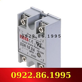 Rơ Le Trạng Thái Rắn Rơ Le Ssr 10da Ssr-10da 10a Thực Tế 3-32V Dc Đến 24-380V Ac Bộ Điều Chỉnh Điện Trở Trạng Thái