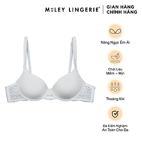 Áo Ngực Nữ Có Gọng Mút Vừa Miley Lingerie - Màu trắng BRM02002