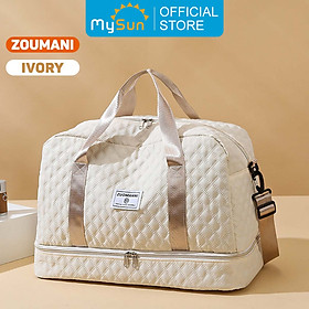 Túi du lịch 2 tầng chống nước cỡ lớn xác tay siêu nhẹ cho nam nữ chính hãng MySun Zoumani