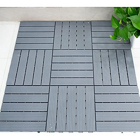 Mua 30 Tấm Sàn Gỗ Vỉ Nhựa 5 Nan (Nhựa Giả Gỗ Cao Cấp)
