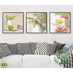 Mua Bộ 3 tranh canvas treo tường Tĩnh vật