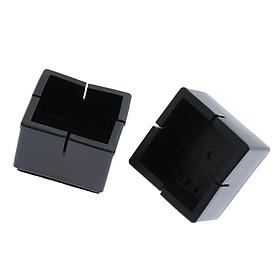 10Pcs Silicone Caps Felt Pads for Square Chair Leg  3x3.3cm