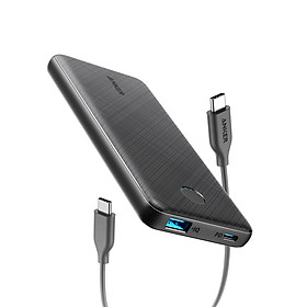 Pin Sạc Dự Phòng Anker PowerCore Slim 10000mAh PD Hỗ trợ sạc nhanh USB-C PD 18W In/Out - A1231 - Hàng Chính Hãng