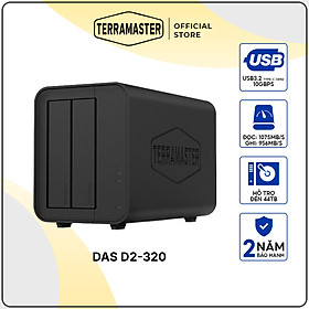 Mua Thiết bị lưu trữ DAS TerraMaster D2-320 2-bay Hàng chính hãng