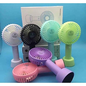 Mua Quạt tích điện mi ni quạt cầm tay rất tiện lợi đi du lịch và các bạn học sinh