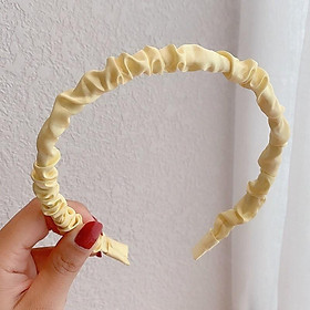 Cài tóc vải satin đơn giản phong cách Hàn Quốc Tatitava