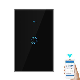 WiFi Smart Switch Light Switch Voice Control, Remote Control, Touch Control For Alexa Google Assistant Schedule Timer