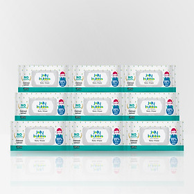 Combo 9 Gói Khăn Giấy Ướt Jelly Bubble 80 Miếng