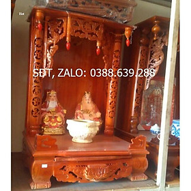 Mua Bàn thờ Thần Tài Ông Địa 60-88-60cm gỗ Xoan Đào 100%