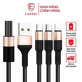 Mua Cáp sạc dù 3in1 Earldom IMC-041 dài 1.2m - Hàng chính hãng