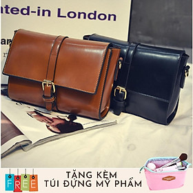 Túi đeo chéo thời trang phong cách Thành Long TLG 208094 1 tặng túi đựng mỹ phẩm tiện lợi