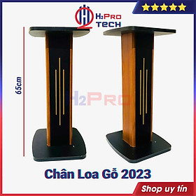 Mua 2 Chân Loa Đứng  Chân Loa Gỗ Bookshelf H2Pro Cao Cấp  Cao 43-84Cm  Chịu Tải 60Kg  Gỗ MDF Cắt CNC  Bọc Vân Gỗ-H2Pro Tech