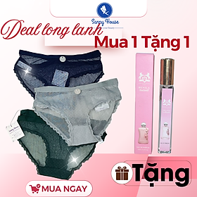 Combo Mix 3 Quần Lót Nữ Nhiều Mẫu Tặng Kèm 10ml Nước Hoa Chính Hãng