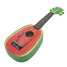 Đàn Ukulele Điện Hình Quả Dưa Hấu (21 Inch) (12 Phím) (4 Dây)