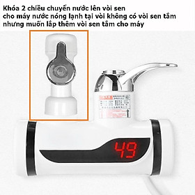 Mua Bộ vòi sen và khóa lên vòi sen cho máy nước nóng mini muốn lắp thêm vòi sen