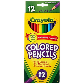 BÚT CHÌ MÀU CRAYOLA 12 CÂY