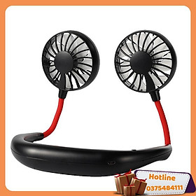 Mua Quạt Mini Đeo Cổ 3 Tốc Độ Hn Led Có Sạc Tạo Hương Thơm (Màu Ngẫu Nhiên) - Hàng Loại 1