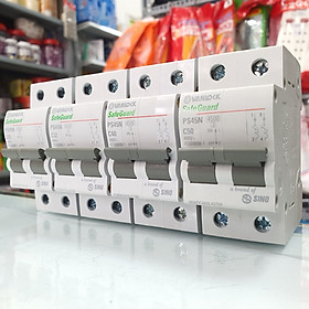 MCB 2 pha 6A, 10A, 16A, 20A, 25A, 32A, 40A, 50A, 63A, cầu dao điện tự động CB 2P Sino