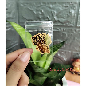 Mèo Thần Tài + Hổ Rước Lộc mạ vàng cầu May Mắn Tiền Tài